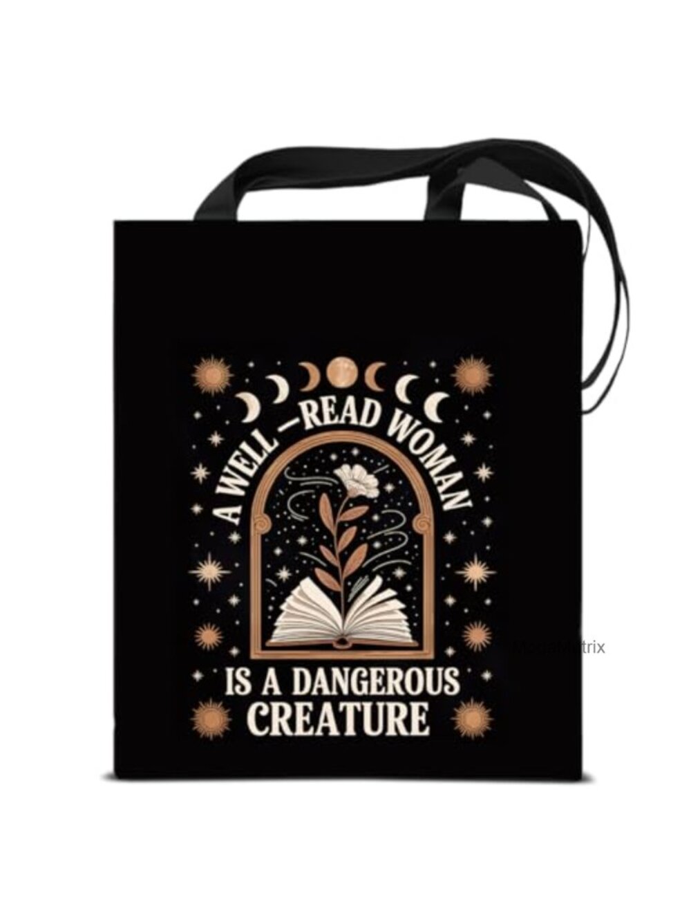 Canvas Tote Bag Book Lover Reusable Shoulder Bag Large Grocery Handbag